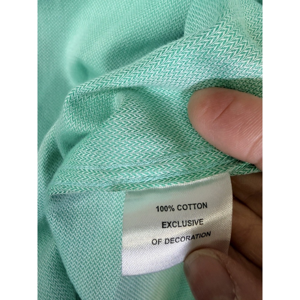 TAILORBYRD Men's Green and Pink Button Shirt Long Sleeves Size 34 -35 18 - Picture 3 of 8